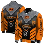 oklahoma state cowboys arrow layer orange black varsity jacket best selling.webp