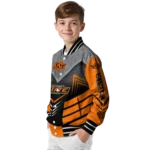 oklahoma state cowboys arrow layer orange black varsity jacket best selling.webp