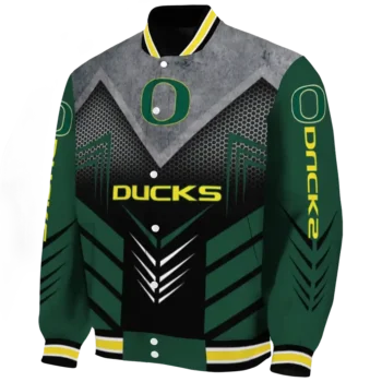 oregon ducks arrow layer green black varsity jacket best selling.webp
