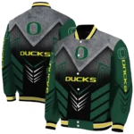 oregon ducks arrow layer green black varsity jacket best selling.webp