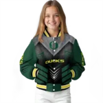 oregon ducks arrow layer green black varsity jacket best selling.webp