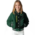 oregon ducks triple side stripes green black varsity jacket best selling.webp