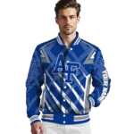 personalized air force falcons chevron angles blue varsity jacket best selling.webp