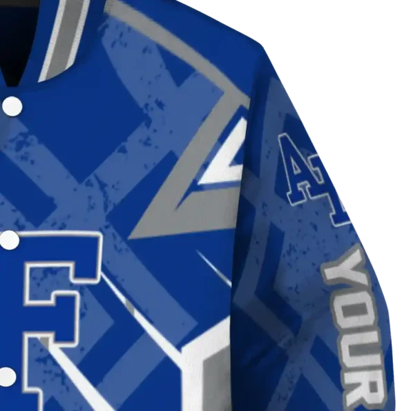 personalized air force falcons chevron angles blue varsity jacket premium grade.webp