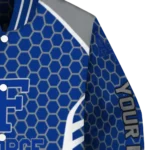 personalized air force falcons hexagon grid blue varsity jacket best selling.webp