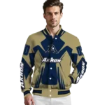 personalized akron zips spider mark blue gold varsity jacket best selling.webp