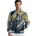 personalized akron zips star burst blue varsity jacket best selling.webp