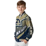 personalized akron zips star burst blue varsity jacket best selling.webp