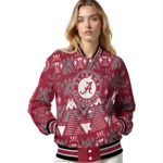 personalized alabama crimson tide pyramid shapes crimson varsity jacket best selling.webp