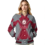 personalized alabama crimson tide spider mark crimson gray varsity jacket best selling.webp