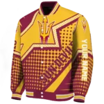 personalized arizona state sun devils star burst maroon varsity jacket best selling.webp