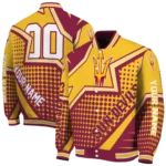 personalized arizona state sun devils star burst maroon varsity jacket best selling.webp