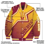 personalized arizona state sun devils star burst maroon varsity jacket best selling.webp