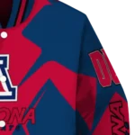 personalized arizona wildcats spider mark red navy varsity jacket best selling.webp