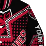 personalized arkansas state red wolves star burst scarlet varsity jacket best selling.webp
