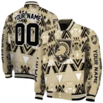 personalized army black knights pyramid shapes gold varsity jacket best selling.webp