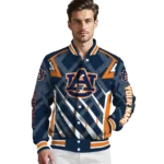 personalized auburn tigers chevron angles navy blue varsity jacket best selling.webp