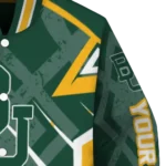 personalized baylor bears chevron angles green varsity jacket best selling.webp