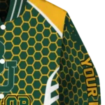 personalized baylor bears hexagon grid green varsity jacket best selling.webp