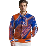 personalized boise state broncos star burst orange varsity jacket best selling.webp