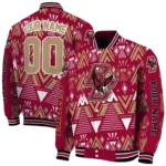 personalized boston college eagles pyramid shapes maroon varsity jacket best selling.webp