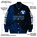 personalized byu cougars hexagon mesh blue black varsity jacket best selling.webp