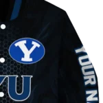 personalized byu cougars hexagon mesh blue black varsity jacket best selling.webp