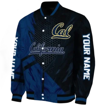 personalized california golden bears hexagon mesh blue black varsity jacket best selling.webp