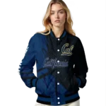 personalized california golden bears hexagon mesh blue black varsity jacket best selling.webp