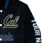 personalized california golden bears hexagon mesh blue black varsity jacket best selling.webp