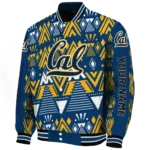 personalized california golden bears pyramid shapes blue varsity jacket best selling.webp