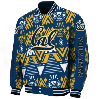 personalized california golden bears pyramid shapes blue varsity jacket best selling.webp