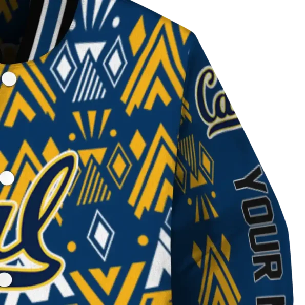 personalized california golden bears pyramid shapes blue varsity jacket premium grade.webp