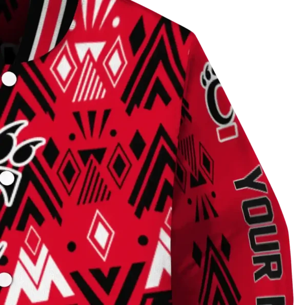 personalized cincinnati bearcats pyramid shapes red varsity jacket premium grade.webp
