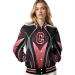 personalized colgate raiders mesh chest gray black varsity jacket best selling.webp