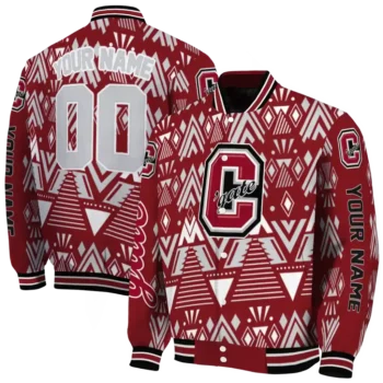 personalized colgate raiders pyramid shapes maroon varsity jacket fashion forward.webp