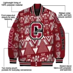 personalized colgate raiders pyramid shapes maroon varsity jacket best selling.webp
