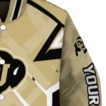 personalized colorado buffaloes chevron angles gold varsity jacket best selling.webp