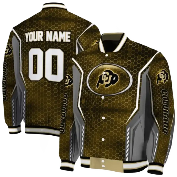 personalized colorado buffaloes power plate gold varsity jacket fashion forward.webp