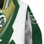 personalized colorado state rams v stripes green white varsity jacket best selling.webp