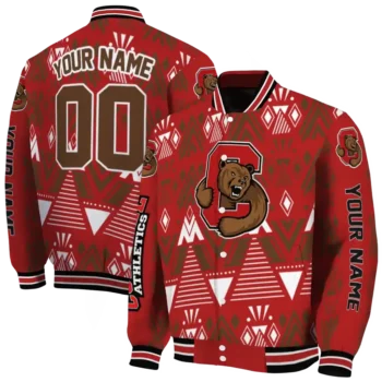 personalized cornell big red pyramid shapes red varsity jacket fashion forward.webp