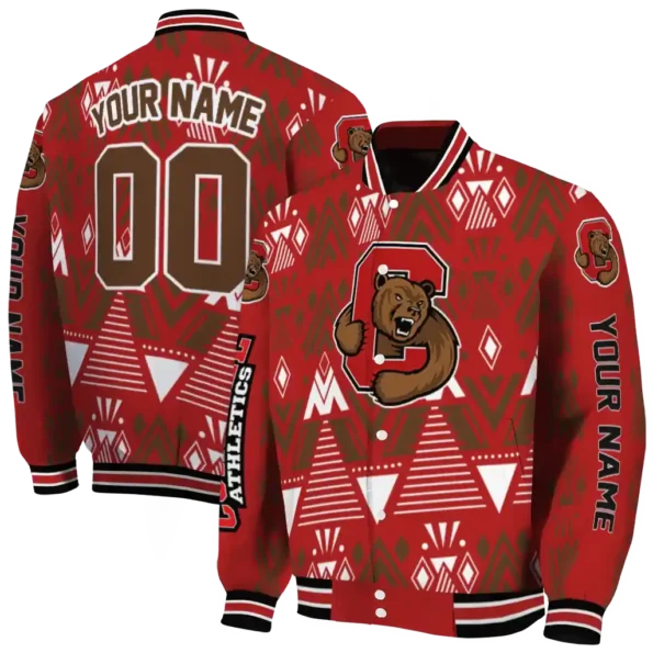 personalized cornell big red pyramid shapes red varsity jacket fashion forward.webp