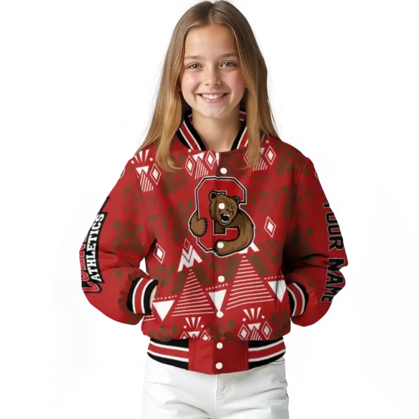 personalized cornell big red pyramid shapes red varsity jacket top rated.webp