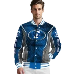 personalized creighton bluejays power plate blue varsity jacket best selling.webp