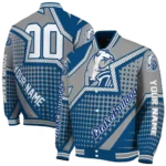 personalized drake bulldogs star burst blue varsity jacket best selling.webp
