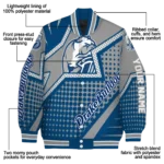 personalized drake bulldogs star burst blue varsity jacket best selling.webp