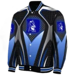 personalized duke blue devils mesh chest white black varsity jacket best selling.webp