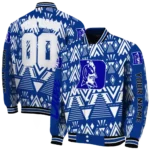personalized duke blue devils pyramid shapes blue varsity jacket best selling.webp
