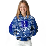 personalized duke blue devils pyramid shapes blue varsity jacket best selling.webp