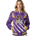 personalized east carolina pirates chevron angles purple varsity jacket best selling.webp